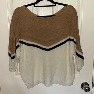 Light weight neutral sweater